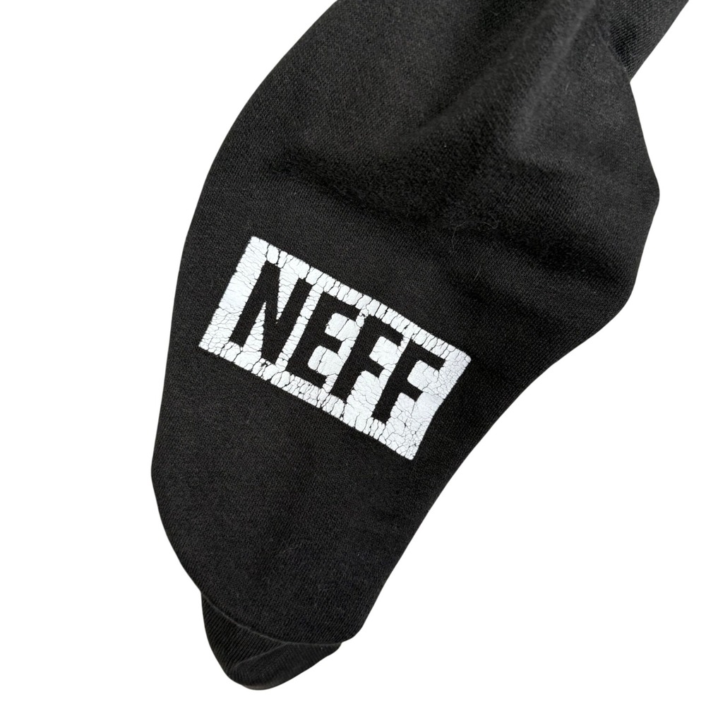 Neff x Disney Mickey Mouse Hoodie Mens Small Black Graphic Sweatshirt Palm Trees - Picture 7 of 7
